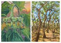 Nature Unveiled, featuring works by artists Kate Russell and Ioana Villatoro.