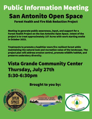 Public Information Meeting for San Antonito Open Space