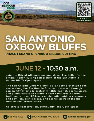 San Antonio Oxbow Bluffs Grand Opening and Ribbon Cutting