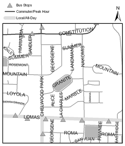 Map of Bianchetti Park