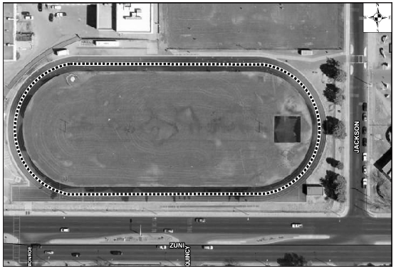 Highland High School Track Satellite Image