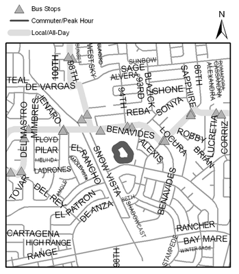 Map of Westgate Community Center Park