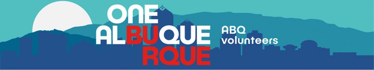 One ABQ Volunteer website banner