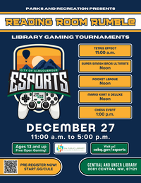 Reading Room Rumble: Central and Unser Library