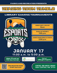 Reading Room Rumble: Central and Unser Library