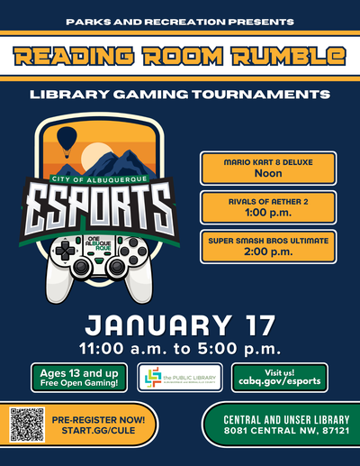 Reading Room Rumble: Central and Unser Library