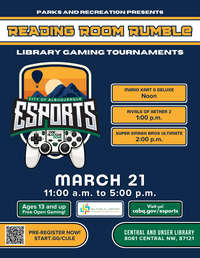 Reading Room Rumble: Central and Unser Library