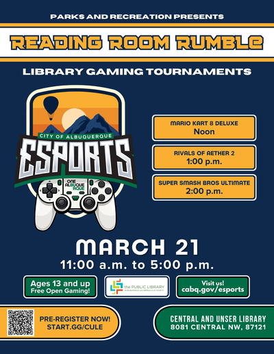 Reading Room Rumble: Central and Unser Library