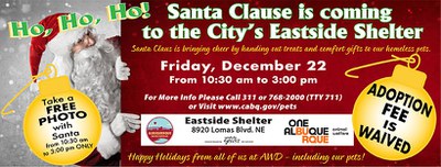 Ho, Ho, Ho! Santa Claus is Coming to the City’s Eastside Shelter