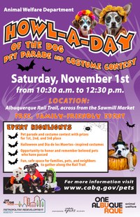 Howl-a-Day of the Dog Pet Parade and Costume Contest - Free Event