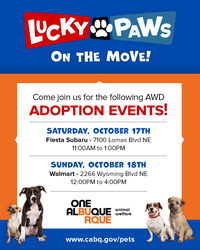 Lucky Paws is on the MOVE!