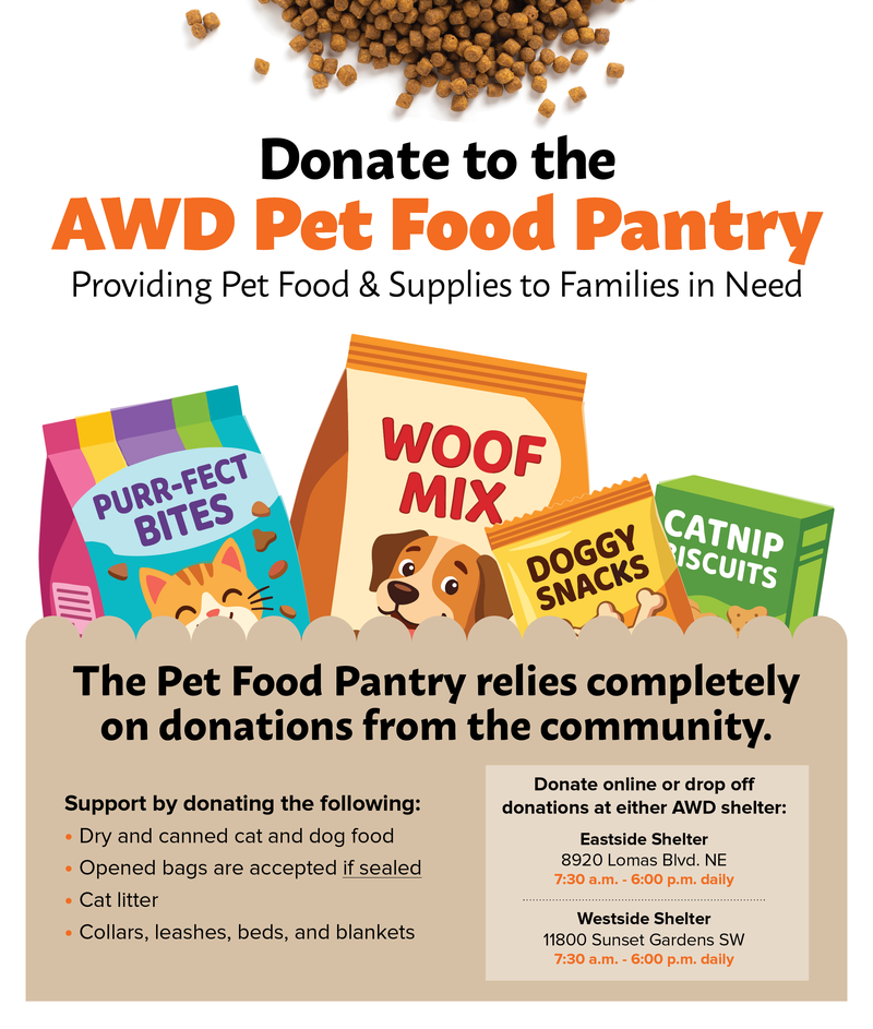 Community Donations Help Keep Pets and Families Together
