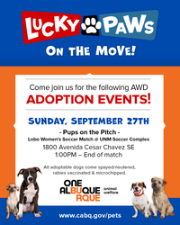 Lucky Paws is on the MOVE!