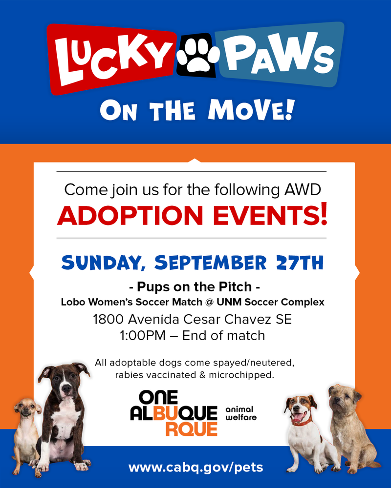 Lucky Paws is on the MOVE!