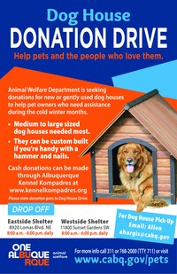 Doghouse Drive Helps Pets Stay Warm All Winter