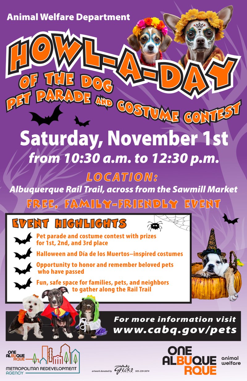 Howl-a-Day of the Dog Pet Parade and Costume Contest Howl-a-Day of the Dog Pet Parade and Costume Contest