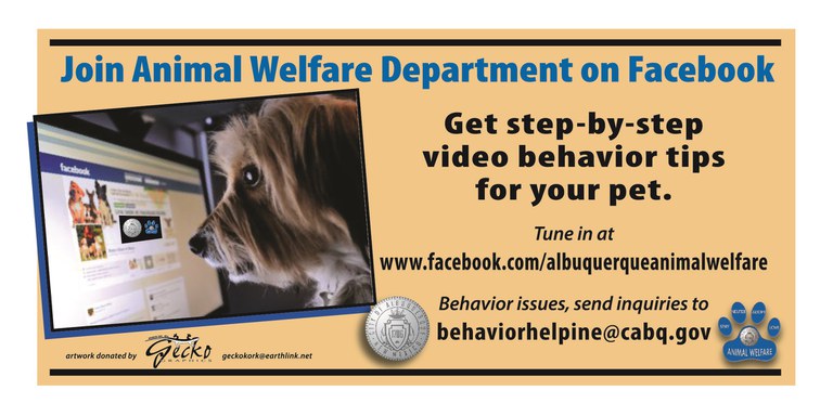 Join Animal Welfare Department on Facebook — City of Albuquerque
