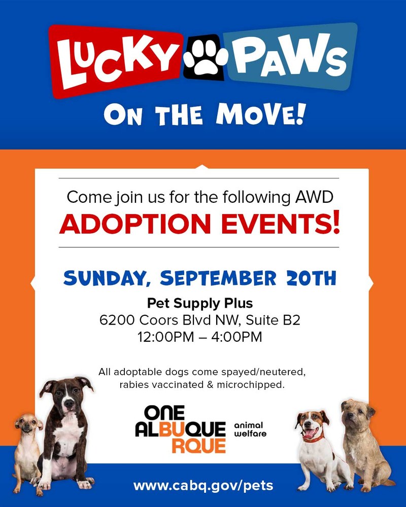 Lucky Paws is on the MOVE!