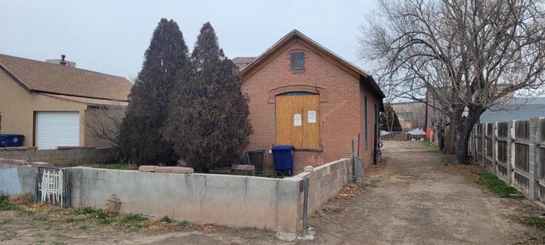 A dilapidated house in need of repair.