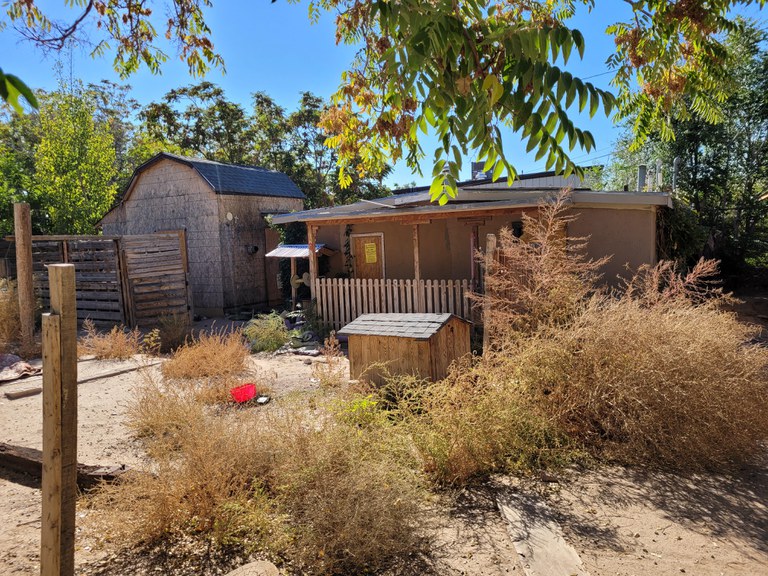 A dilapidated house in need of repair.