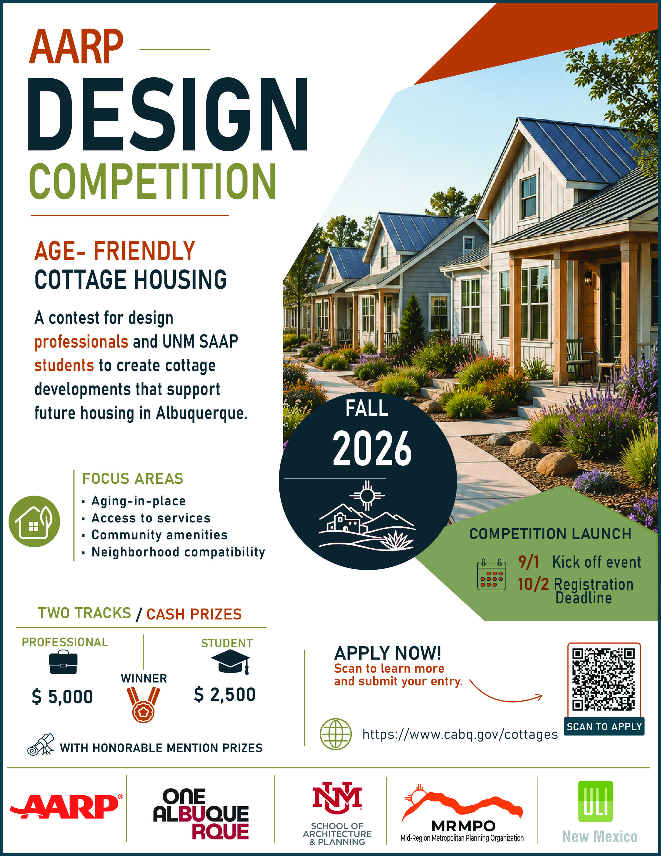 AARP Design Competition Flyer 2026