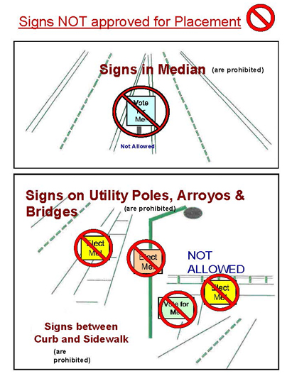Illegal Sign Graphic