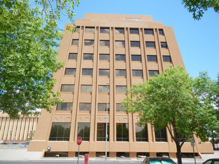 The Plaza del Sol Building houses the City of Albuquerque Planning Department as well as several other City departments and divisions.
