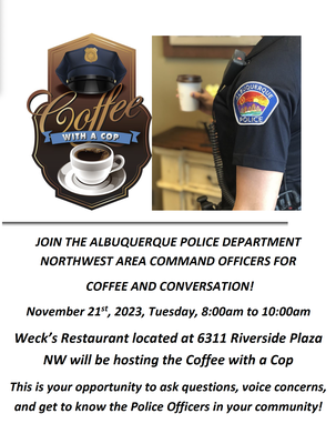 Coffee with a cop