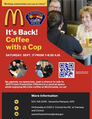 Coffee with a Cop- Foothills Area Command
