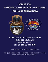 Coffee with a Cop Hosted by Arrive Hotel