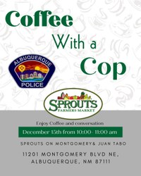 Dec. 15 Coffee with a Cop