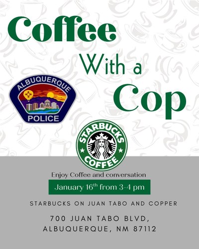 Jan. 16 Coffee with a Cop