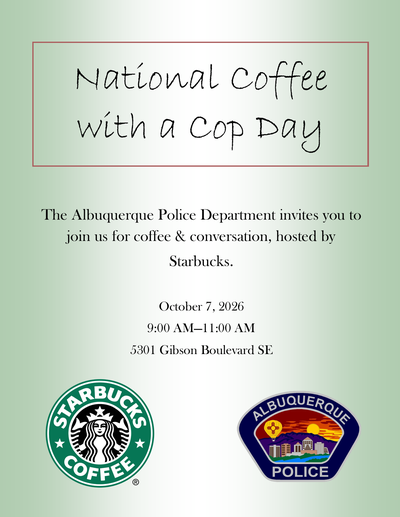 National Coffee with a Cop Hosted by Starbucks