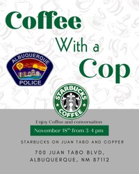 Nov. 18 Coffee with a Cop