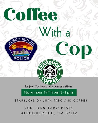 Nov. 18 Coffee with a Cop