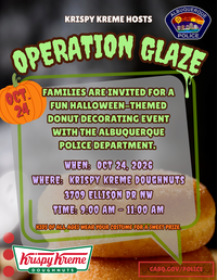 Operation Glaze: Donut Decorating Event