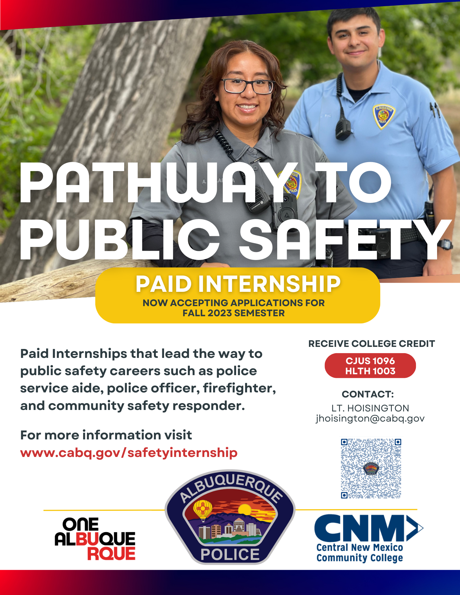 Pathway to public safety flyer