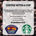 Valley Area Command August Coffee with a Cop