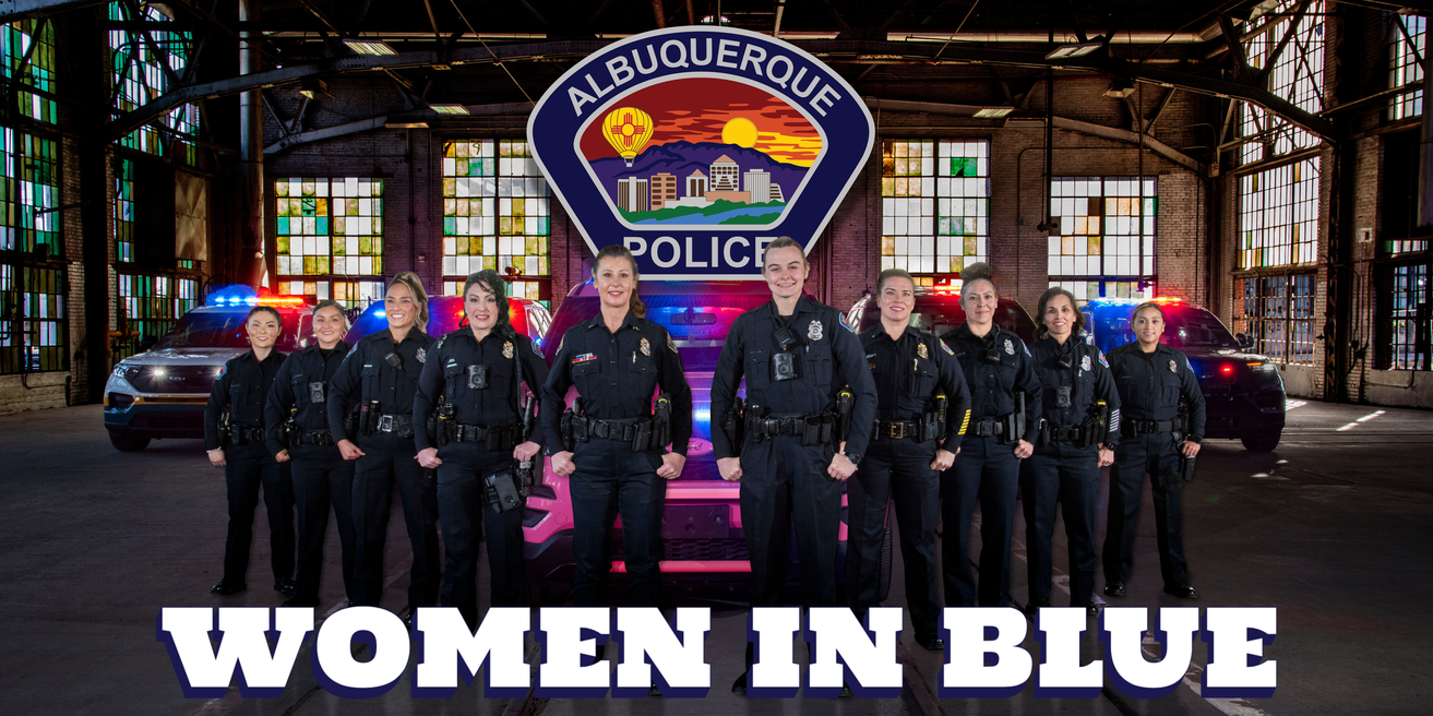 Women in Blue banner 2025