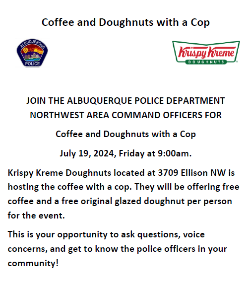 July 2024 Coffee and Doughnuts NW