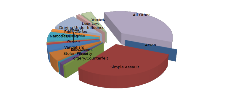 Sample Crime Data Graphic