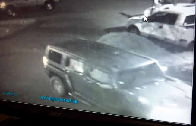 October 2012 Nightclub Shooting Vehicle