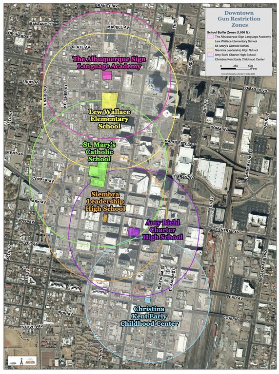 Downtown School Zone Buffer