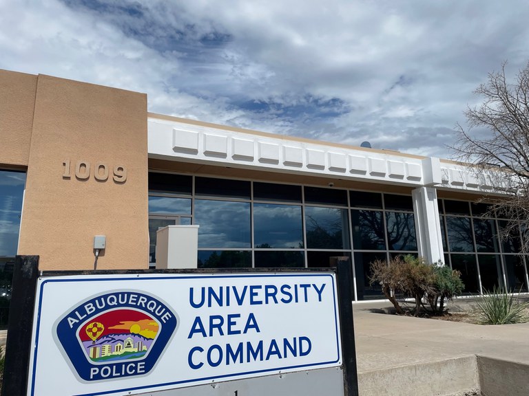 University Area Command Entrance Close Up