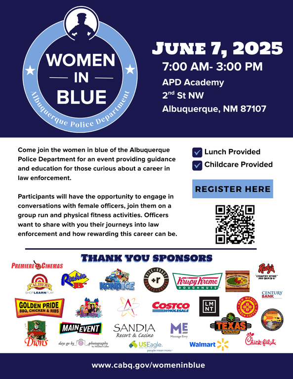 Women in Blue Flyer June 2025