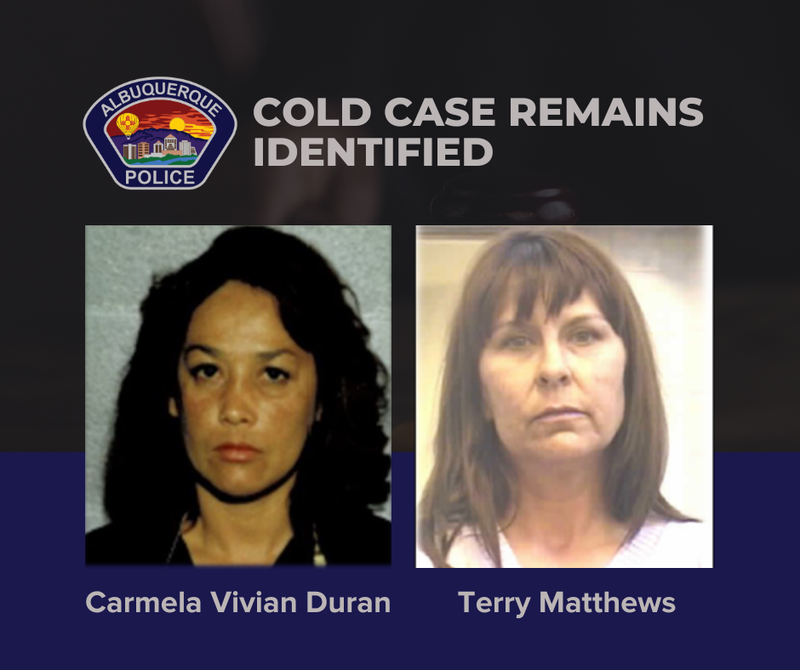 APD and FBI utilize genealogy to identify two women whose remains were found in 1994 and 2013 APD and FBI utilize genealogy to identify two women whose remains were found in 1994 and 2013