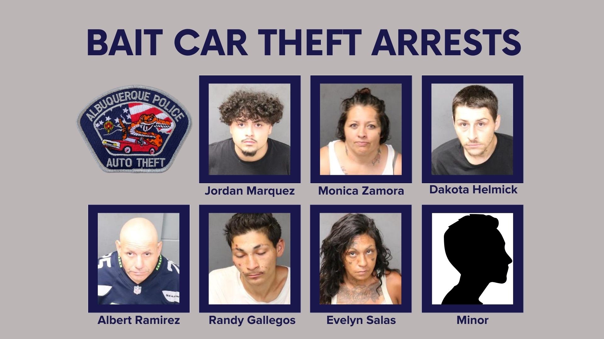 APD Auto Theft Unit Arrests Seven for Bait Car Thefts — City of Albuquerque