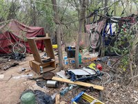 APD Conducts Bosque Cleanup Operation