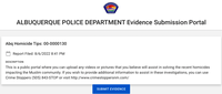 APD Creates Public Portal for Video and Picture Evidence Related to Recent Homicides