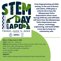 APD to host first STEM Day for kids